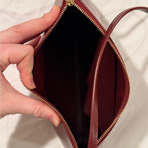 Mansur Gavriel Burgundy Leather Shoulder Bag - Picture 6 of 8